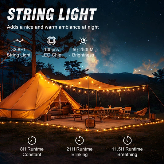 SUPERIFER LT01キャンプひもライト