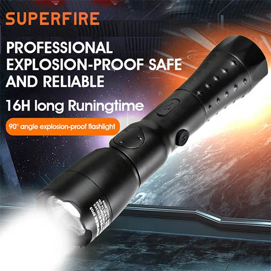 SUPERFIRE EP03プロの防爆照明