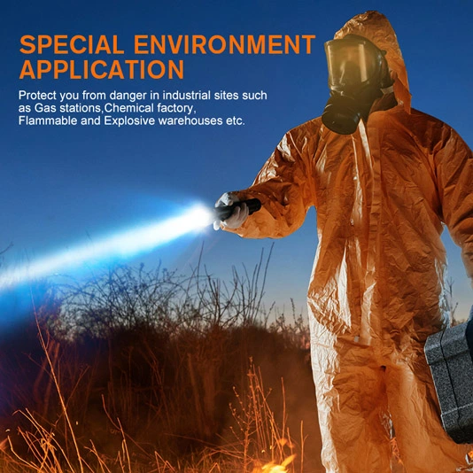 SUPERFIRE新しいD6防爆LED懐中電灯