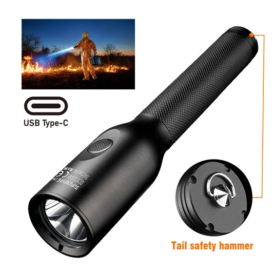 SUPERFIRE新しいD6防爆LED懐中電灯