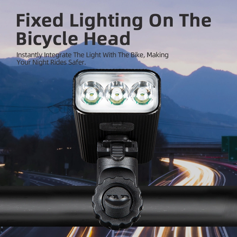 BL36バイクヘッドライト: 500ルーメン、300-500mビーム、USB充電式、IP65防水