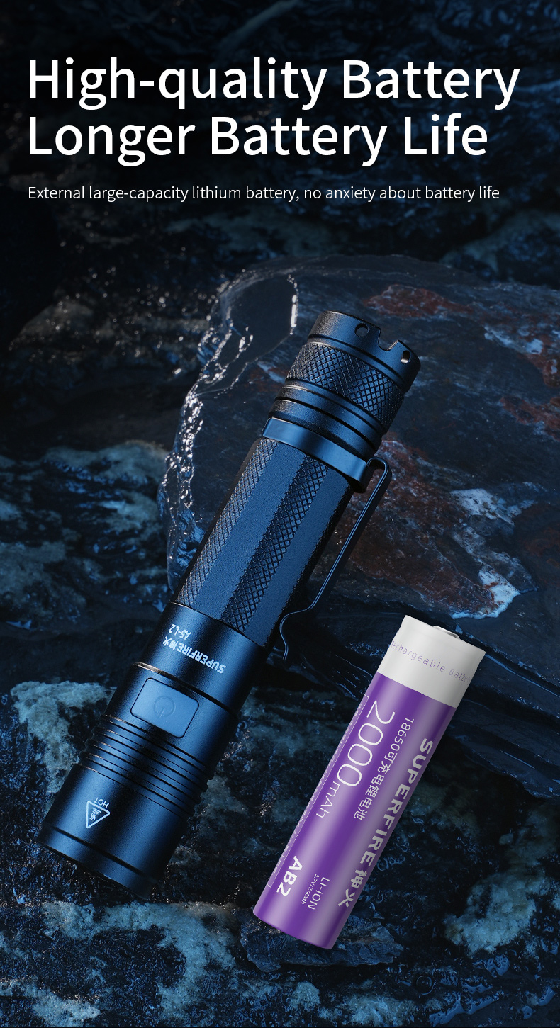 Details of SUPERFIRE New A5-L2 EDC Flashlight