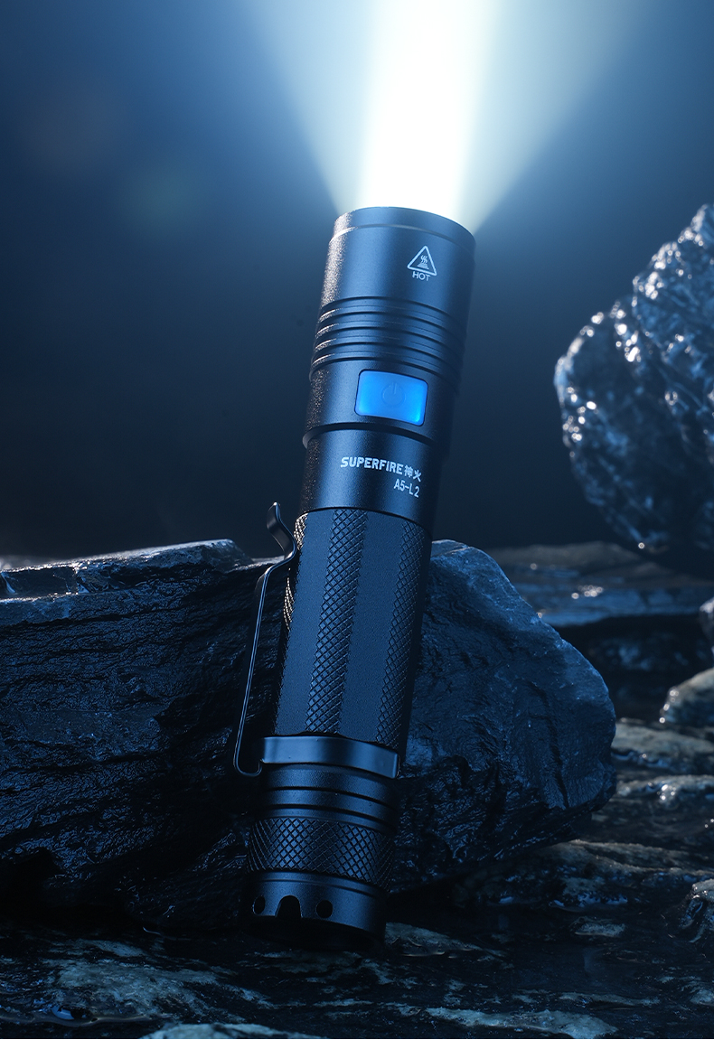 Details of SUPERFIRE New A5-L2 EDC Flashlight