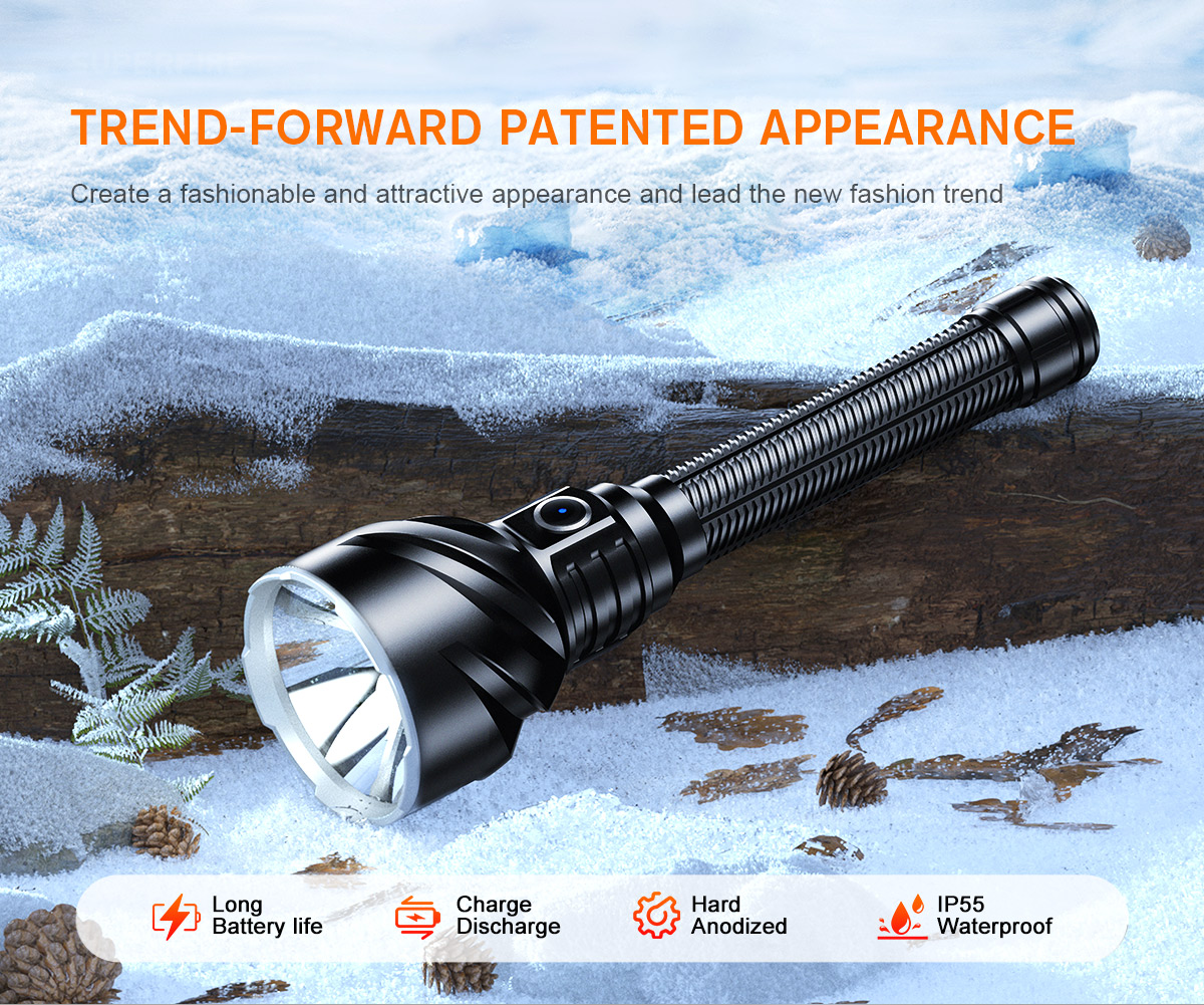 Details of TF02 High-End Long-Range Flashlight