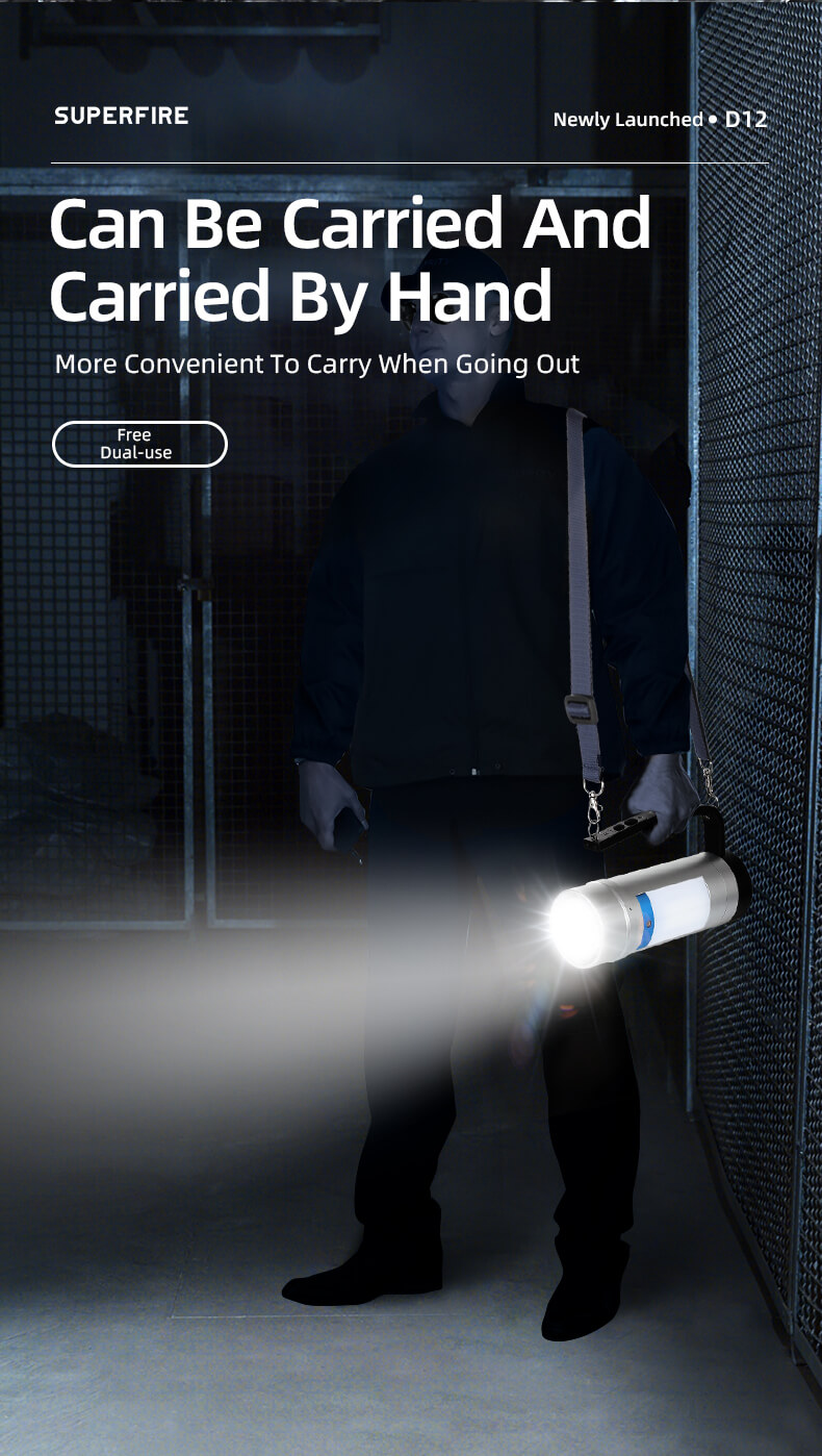 SUPERFIRE D12 Explosion-Proof Portable Searchlight Details